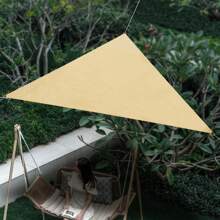 kangten 6.56ft Maize-Yellow Sun Shade Sail Triangular Sun Shade Sail Garden Patio Outdoor - Maize-yellow - View 3