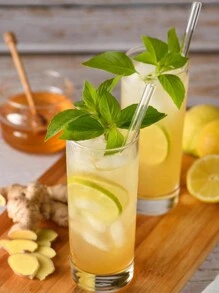 18 Stück Glas Strohhalm Set, geeignet für 40/30oz Becher - extra lange wiederverwendbare Strohhalme Set mit Reinigungsbürste, stylisch & elegant, geeignet für Frauen, Zuhause/Büro/Outdoor, Schulgebrauch - Verschiedenfarbig - Übersicht 5