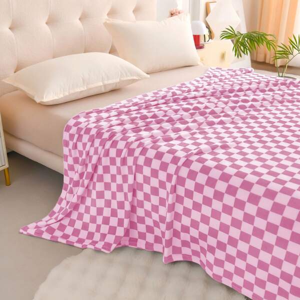 JULY 1 peça de cobertor, cobertor de flanela fofo listrado aconchegante e quente, para sofá, quarto, sala de estar, conforto geral, cobertor para outono e inverno, presentes de Natal para mulheres e meninas, cobertor, decoração de casa macia e aconchegante lavável à máquina, cobertor de sofá fofo e felpudo, cobertores para mulheres, cobertores de Natal