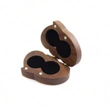 1Pc Wooden Ring Box, Engagement Ring Box, Proposals, Wedding Ceremony,Ring Box (Ring Not Included) Valentine's Day