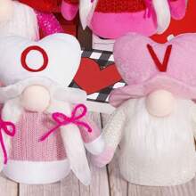 Valentine's Day Faceless Doll Creative LOVE Doll Cute Holiday Valentine's Day Decorations - Multicolor - View 4
