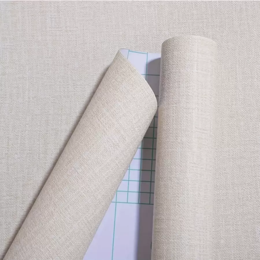 1卷1米/3米/5米亚麻纹理亮面壁纸，适用于家居装饰、橱柜、桌椅、房间背景、DIY家居装饰墙贴，耐油易清洁自粘壁纸，可移除，是生日、毕业、房间装饰、墙面装饰、浴室、卧室、客厅、房屋装饰、家居装饰、客厅墙面艺术壁纸的理想之选。