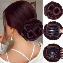 Syntetyczny klips do włosów Chignon Extension Clip In Hair Women Hairpiece Curly Hair Bun Fashion Hair Bag Hair Extension Hair Bands
