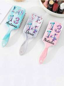 1pcAir Cushion Comb Air Bag Comb For Girls Comb Long Hair Anti-Knot Wind Anti-Static Hair Comb Text Customized Picture