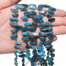 1 Strand 10-14mm Irregular Natural Gravel Chips Stone Beads, Crystal Jade Stone For Earrings Bracelet Necklace Beading Diy Charm Jewelry Accessories 7.5inch - Irregular Stone Beads - View 13