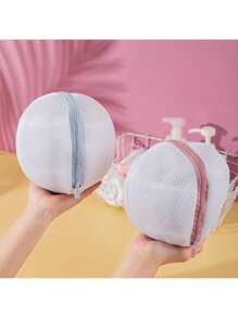 1pc Premium Bra Laundry Bag - Protective Mesh Washing Bag For Delicates - Prevents Entanglement, Deformation, And Color Rubbing, Fully Safeguards Your Intimate Apparel,Spring,Minimalist,Summer Tops - Multicolor - View 16