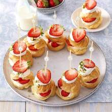 200/100/50/20/10 件装白色 4.7 英寸手指食物签、水果串、三明治签、木制牙签,适用于派对、开胃菜、生日、婚礼、俱乐部、水果、纸杯蛋糕、汉堡、烧烤小吃、甜点 - 白珠 - 查看 5