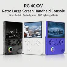 ANBERNIC RG40XX V Handheld Game Console 4-Inch IPS Display 35 Emulators 20K+ Preloaded Games Retro Video Game Console With WiFi & Bluetooth Plug & Play Gaming System - Trắng-64GB 5K+Games - Xem 4