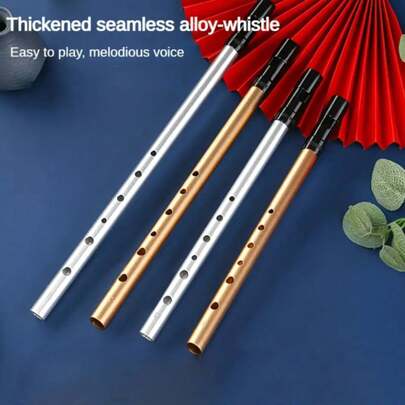 1 件专业爱尔兰哨子，C/D 键金属哨子，漆面，高音域，适合表演和音乐练习