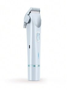 Tondeuse à cheveux double tête Rasoirs électriques pour femmes Rechargeable Wet Dry Machine de rasage indolore pour le corps et les zones intimes
