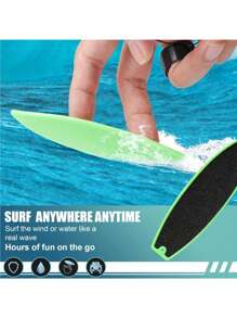 1/2Pcs Finger Surfboards, Finger Surfboard For Car Window, Finger Surfboard With Rope, Wind Surfboard For Adults,Mini Finger Surfboard Fingertip Skateboard Toy Surfer Fun Stress Relief Toy