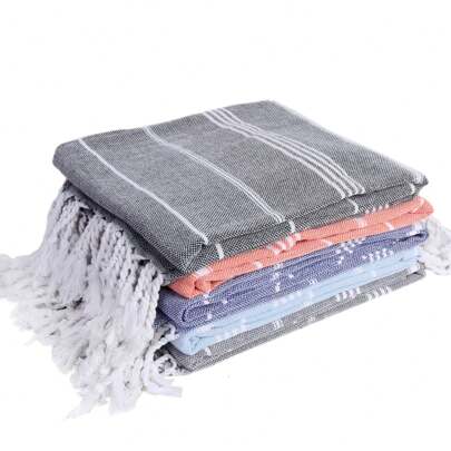 COTZRTOV 1PC Turkish Beach Towels, Turkish Bath Towels, Sand Free Beach Towel, Lightweight Beach Towel, Oversized-39x71inch, Quick Dry, Light Travel Towel For Adults, Perfect For Pool, Swimming, Beach, Gym, Travel & Camping, Gift For My Mother, Mother's Day. Beach Essentials