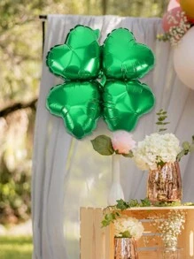 Pack Of 6/12, St Patricks Day Balloons - 18 Inch, Shamrock Balloons | 4 Leaf Clover Balloons For St Patricks Day Decorations | Lucky Balloons For Shamrock Decorations | St Patricks Balloons - 綠色 - 查看 3