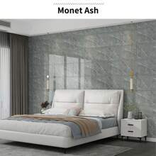 10x Marble Tiles Sticker Self-Adhesive Stick On Kitchen Bathroom Home Wall Decor - Light Grey - View 10