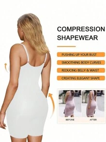 قطعة واحدة بدلة كامل الجسم نسائية ذات ضغط عالي لتنحيف الجسم تمتد بمرونة لجميع المواسم، للربيع والخريف