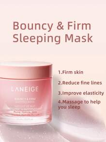 Laneige K-Beauty 60ml 弹润紧致睡眠面膜，紧致修复保湿肌肤，焕活肌肤，平滑肌肤，牡丹胶原蛋白复合物，增强屏障保湿，韩国彩妆