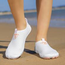 1 Pair Women Water Shoes, Five Fingers Non-Slip Barefoot Shoes Suitable For Beach, Pool, Swimming, Surfing, Outdoor Activities, Indoor Fitness, Running, Yoga - 白色 - 查看 2