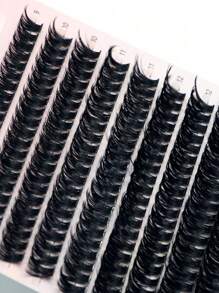 Individual Eyelashes Mink Palsu - Hitam - View 8
