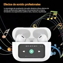 Audífonos Bluetooth A90 Pro Con Smart Pantalla Táctil Regalo - Blanco - Ver 3