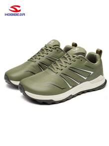 HOBIBEAR Men's Sports Shoes, Outdoor Hiking Shoes, Low-Cut Climbing Shoes, Winter Fashion Casual Shoes, Suitable For Fitness And Travel - Army Green - View 4
