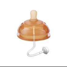 Taza con pajita de entrenamiento de silicona, suave, a prueba de fugas y fácil de agarrar, resistente al calor y esterilizable, taza con boquilla para bebés en proceso de aprendizaje (210ml) - Multicolor - Ver 14