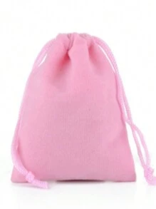 珠宝绒布袋珠宝袋袋子多种款式绒布袋袋子零钱袋，绒布袋珠宝抽绳抽绳袋耳机绒布收纳袋，黑色绒布抽绳袋珠宝首饰袋耳机收纳小布袋抽绳绒布袋 - 彩色 - 查看 8