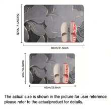 1 件柔软奢华时尚吸水浴室垫 - 柔软硅藻泥，防滑，防污，适用于厨房和门口，门口，防污垫 - 彩色 - 查看 3