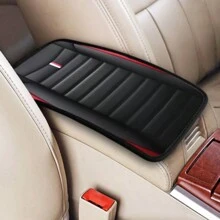1pc Universal Polyester Y-Shaped Rubber Printed Car Interior Armrest Cover - Comfortable, , Anti-Slip, Easy To Clean And Install Vehicle Accessory