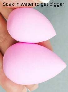 4/12 件迷你化妆海绵粉扑，便携式柔软化妆搅拌器，可水膨胀干湿化妆工具，柔软易用，适合遮瑕、修容、补妆，非常适合圣诞礼物
