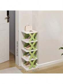 Kệ giày cửa ra vào mỏng 9 tầng, tủ giày đứng độc lập bằng nhựa, lưu trữ tiết kiệm không gian cho hành lang, tủ quần áo - Nhiều màu - Xem 7