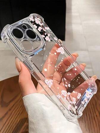 1 st. transparent fallskyddande TPU-mobilskal kompatibelt med 17/11, 15 Pro Max, 14 Pro Max / Galaxy / Honor X6A, X7B, X8B