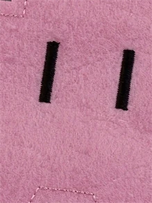 Fall Street 宽松连帽衫长袖印花抽绳刺绣 Y2K 街头风拉链女款 - 粉色 - 查看 2