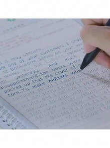 1pc Caligrafia Prática Livro, Hengshui Estilo Caligrafia Cursiva Caderno de Exercícios, Adequado para Estudantes do Ensino Fundamental e Médio, Edição em Inglês, Inclui 1 Caneta + 5 Recargas + 1 Porta-Caneta (Estilo e Cor Aleatórios)