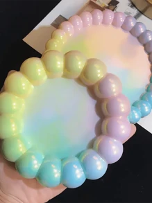 1 pieza Molde de resina de bandeja de burbujas, molde de bandeja de silicona para posavasos, molde de colada de resina epoxi para joyería de recuerdos, plato, portavelas, manualidades con resina y arcilla polimérica, suministros de arte y decoración del hogar, regalo ideal