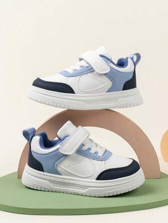 1 Pair Unisex Casual Fashion Lightweight Anti-Slip Student Sneakers, Suitable For Children, All Seasons