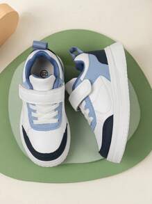 1 Paar unisex lässige Mode leichte rutschfeste Studentensneaker, geeignet für Kinder, für alle Jahreszeiten - Blau - Übersicht 5