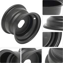 HOHOBLA 7" ATV Wheel Rim 3 Lugs 16x8-7 Tire Rim Parts For 125cc ATV Black Wheel Rim Tire 3 Holes 78mm Hole Distance, Black - 7 Inches - View 5