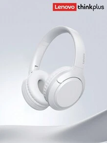 Lenovo 联想 TH53 无线耳机，商务和运动，耳罩式，大振膜，高品质音频，电池寿命长，5.4 音乐和游戏模式，低延迟，带麦克风的高清通话，无线 3.5 毫米，兼容智能手机和电脑 - 彩色 - 查看 9