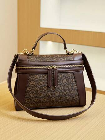 女士大容量手提包，简约奢华手提包，单肩包，通勤和工作斜挎包，实用的2024新款休闲女包