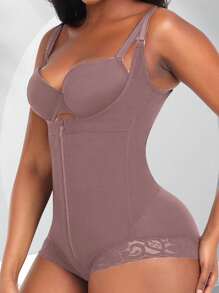 1 Pc Fajas Colombianas Shapewear For Women Postpartum Tummy Control Body Shaper Butt Lifter Bodysuit