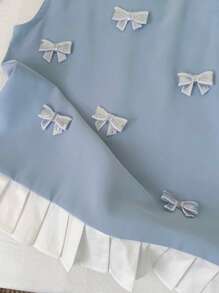 Rochie de Petrecere Printesa Fete, Cadou Elegant pentru Ziua de nastere, Decor Bowknot Rochie Printesa Pentru Fete, Vacanta De Vara