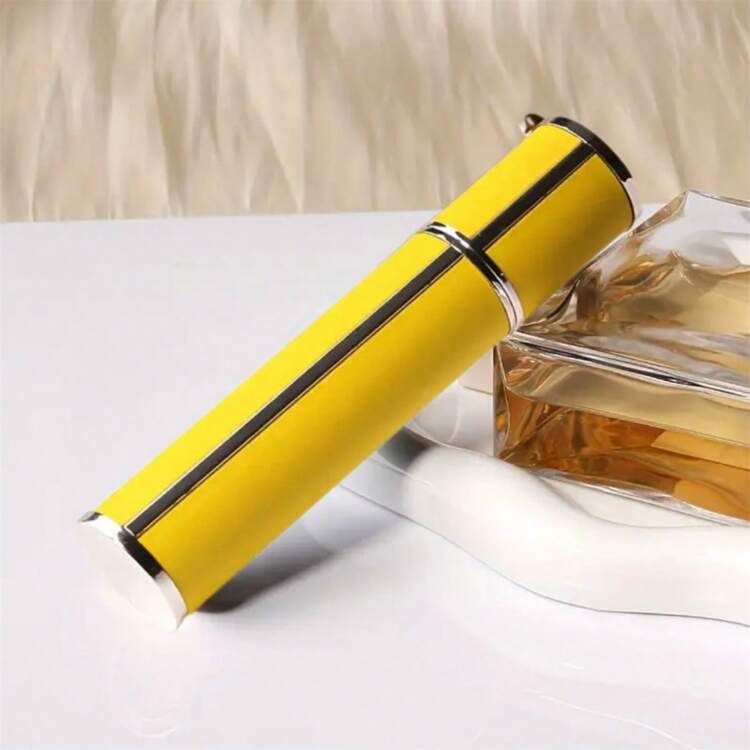 High-Quality 10ml Reusable Portable PU Refillable Perfume Bottle, Travel Spray Atomizer Mist Container Home Bathroom Decor Fall Decor Back To School Perfume Bottle - Multicolor - View 14