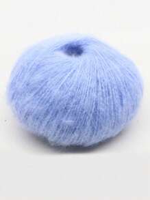 1/5 pezzi Filato di mohair da 330 m, colore dopamina, composizione: 15% lana, 15% mohair, 40% acrilico, 30% nylon, morbido filato per uncinetto e maglia di maglioni, sciarpe, scialli, cardigan, pon pon, 50 g