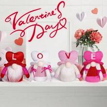 Valentine's Day Faceless Doll Creative LOVE Doll Cute Holiday Valentine's Day Decorations - Multicolor - View 7