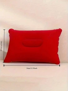 Portable Inflatable Velour Pillow, Travel Pillows,Comfortable Inflatable Pillow, Ultralight A4 Size Inflatable Travel Pillow, Small Squared Flocked Fabric Air Pillow For Office, Traveling, Holiday Trip, Hiking, Camping,Napping,Neck Lumbar Support, Multiple Colors Available Eye Mask Sleep Mask Eye Cover Blindfold Travel Foot Rest Footrest Foot Hammock Leg Rest For Sleep For Travel For College Dorm Blockout Light Upgrade Your Sleep Quality Perfect For Stress Relief Rejuvenate Tired Eyes - Multicolor - View 7