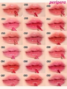 Peripera K-Beauty Tint mit Tintenfischeffekt, Water Bare Tint, Mirror Watery Lipgloss, Glass Lipgloss, Lippenvolumenvergrößernd, natürlich feuchtigkeitsspendend, leicht, strahlungsfördernd, langanhaltend, angenehm, nicht kleberig, maskenfreundlich, ohne Weißfilmbildung, K-Beauty, koreanisches Make-up