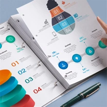 1 件 A4 文件夹，带 4 环 D 形环活页夹，透明 PP 防水 2 孔文件整理器，返校，学校用品 - 彩色 - 查看 8