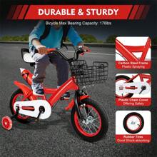 Quiltern 12-Inch Red Bicycle And Road Bike - Red - View 1