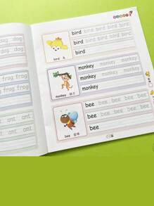 Children's Number & English Writing Math Practice Workbook, A4 Notebook For Daily Practice To Improve Math Skills - Multicolor - View 6