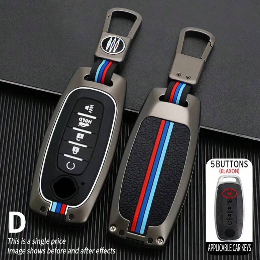 New Smart Car Key Cover With Keychain, Fits For NISSAN QASHQAI, TEANA ...